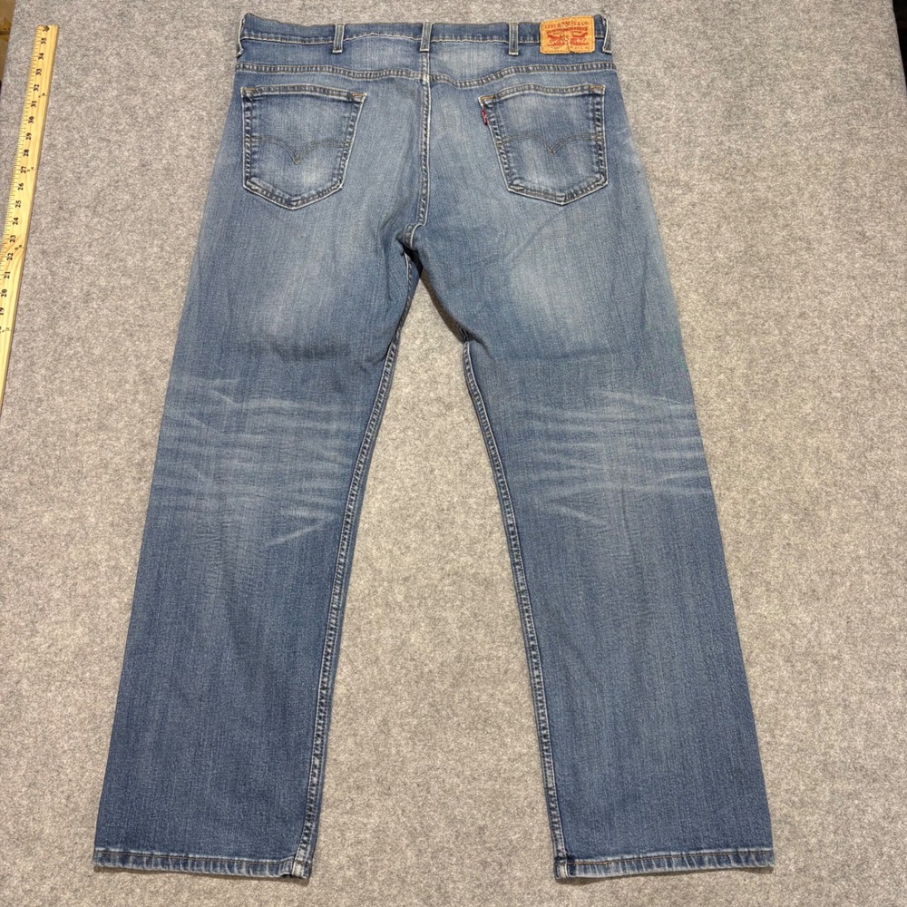 Levis 569 Loose Straight Fit Mens Jeans 40x32 Medium Wash Blue Denim 00569-0298